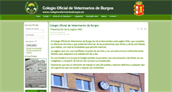 Desktop Screenshot of colegioveterinariosburgos.es